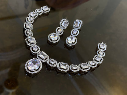 Zircon Necklace Set