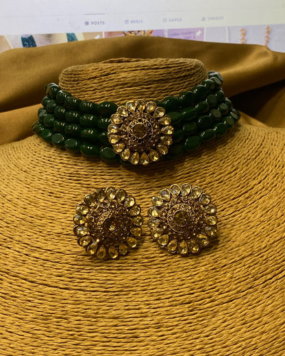 Emerald Pure Mariyan Choker Set