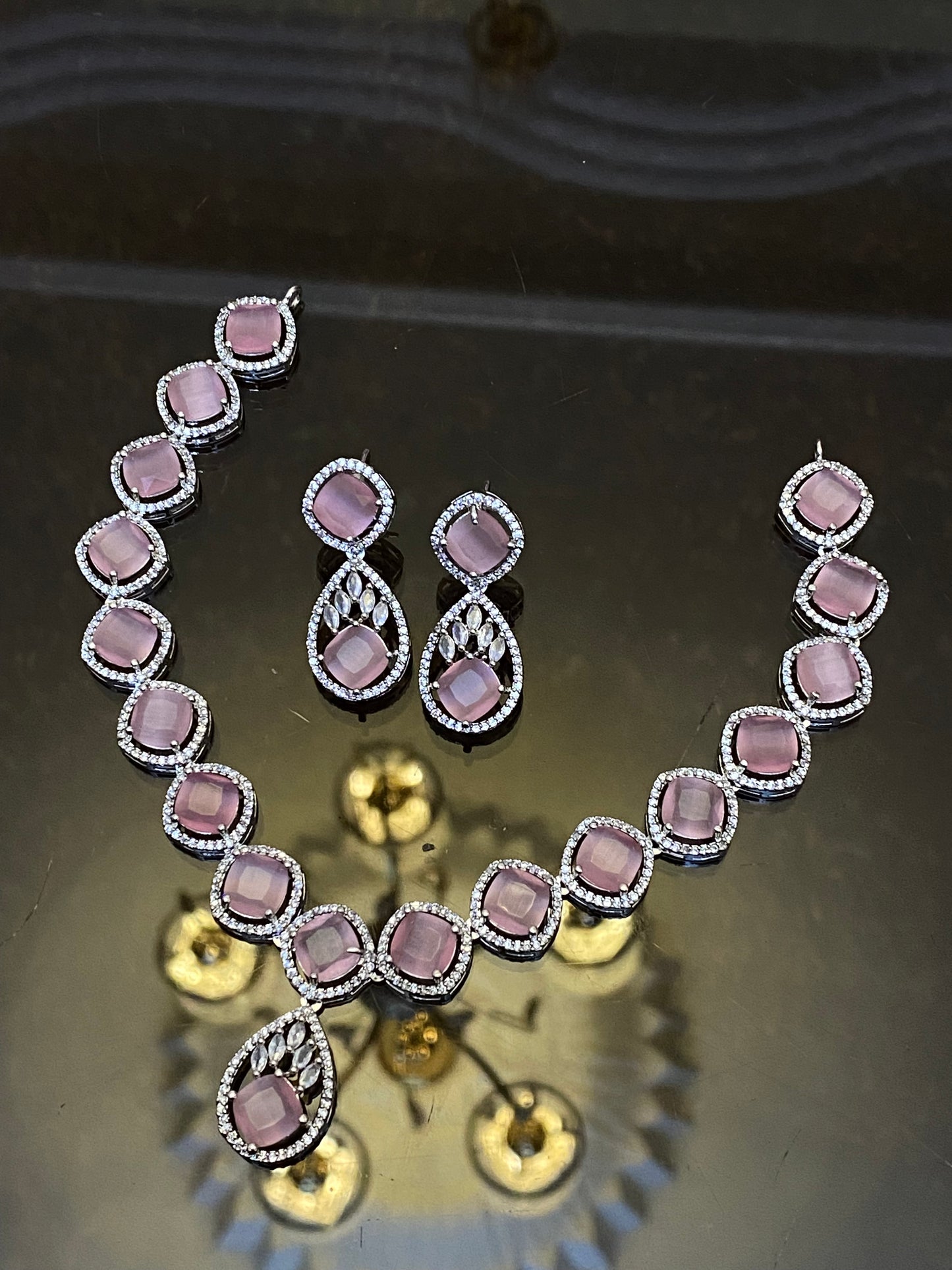 Zircon Necklace Set